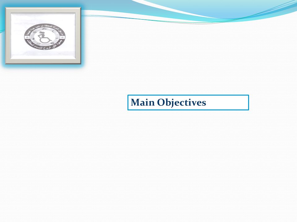 Main Objectives