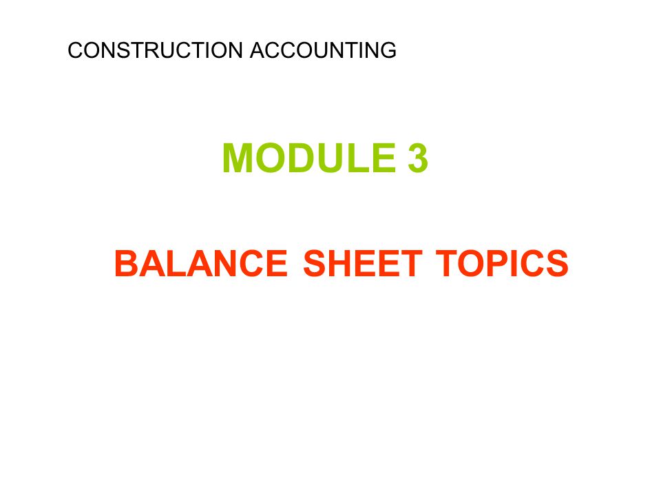 Carpentry subjects of accounting Carpentry subjects of accounting