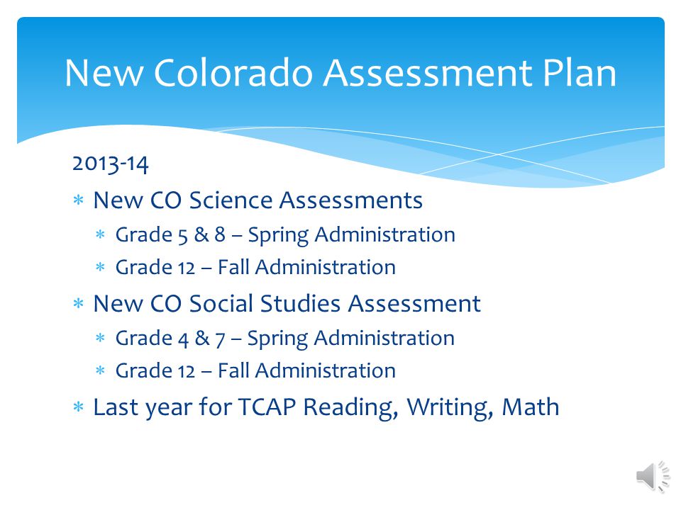 Past assessments (NWEA) has measured broad standards and not evidence outcomes.