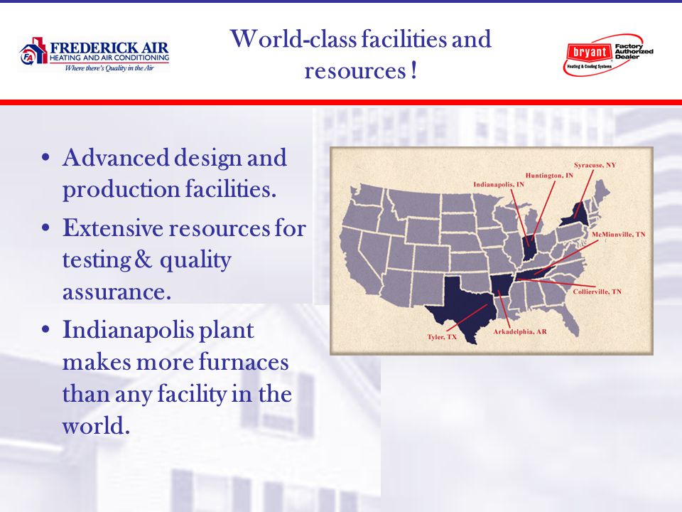 World-class facilities and resources . Advanced design and production facilities.