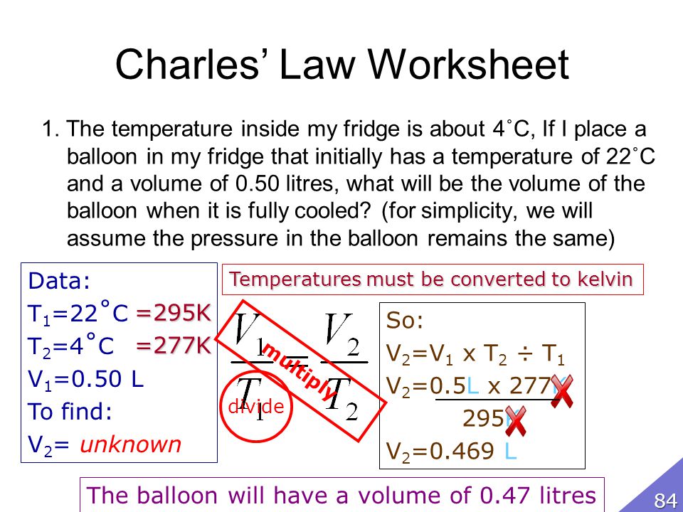 Printables Charles Law Worksheet Answers unit 1 formerly module 2 gases and their applications ppt charles law worksheet the temperature inside my fridge is about