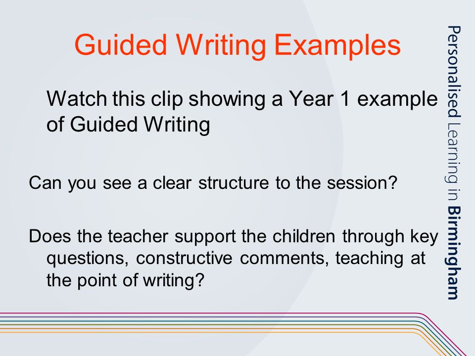 guided writing guided writing