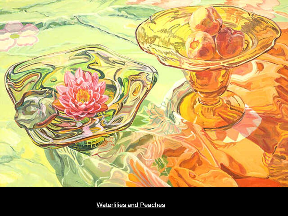 Waterlilies and Peaches