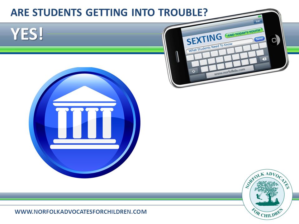 YES! ARE STUDENTS GETTING INTO TROUBLE
