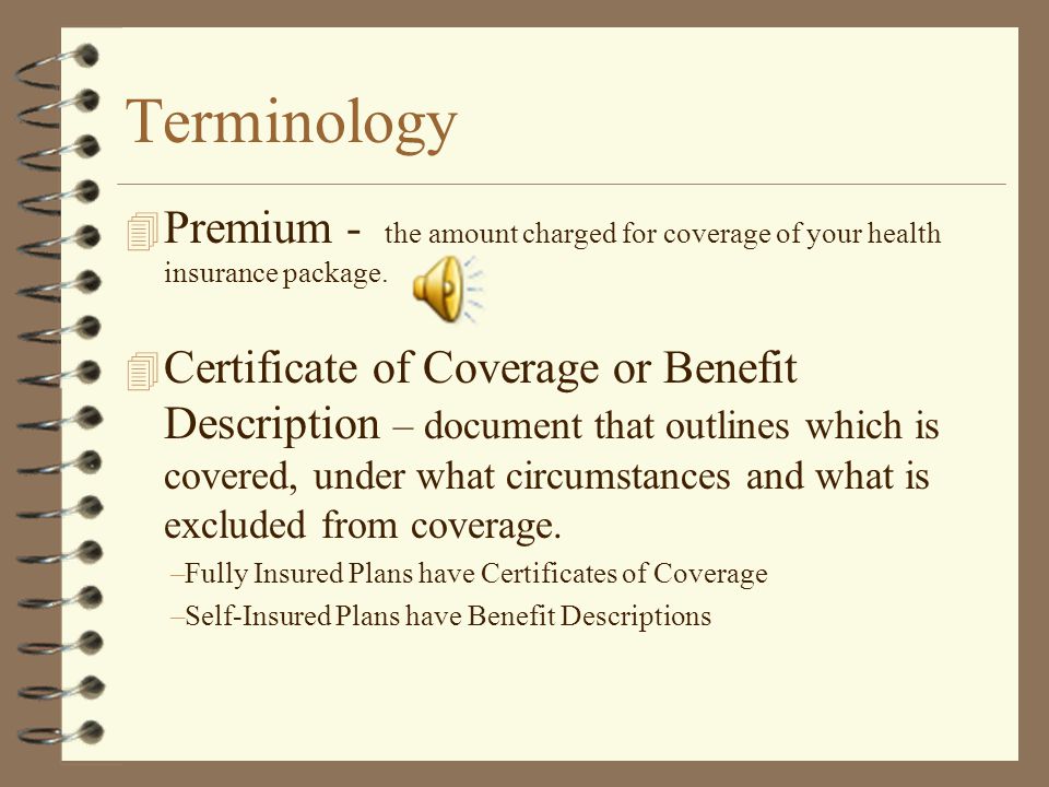 Terminology 4 60-Day Waiting Period - The State of Kansas has a 60- day waiting period before health insurance begins.