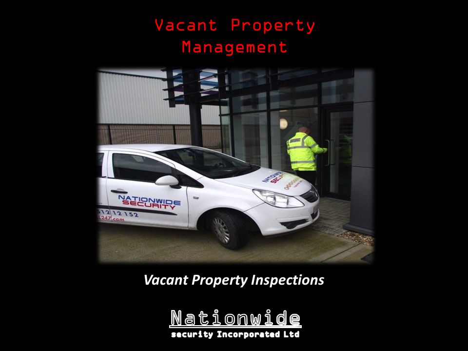 Vacant Property Management Vacant Property Inspections