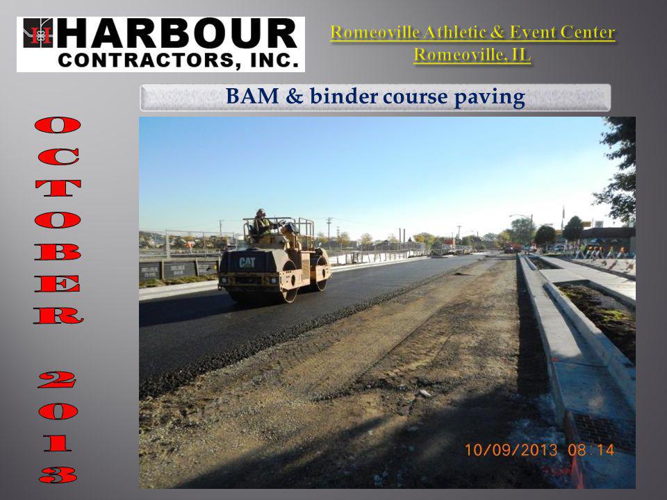 BAM & binder course paving