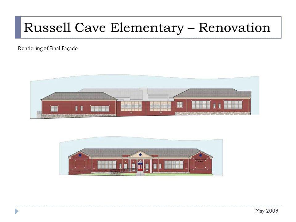 Russell Cave Elementary – Renovation Rendering of Final Façade May 2009