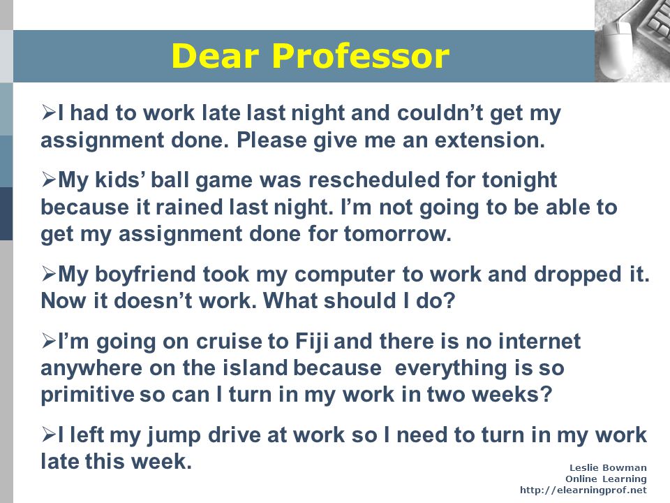 College Essay Assignment