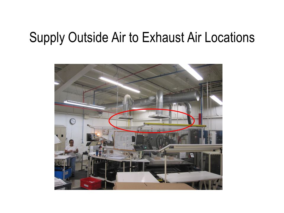 Supply Outside Air to Exhaust Air Locations