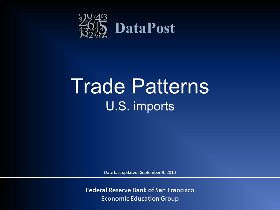 DataPost Trade Patterns U.S.