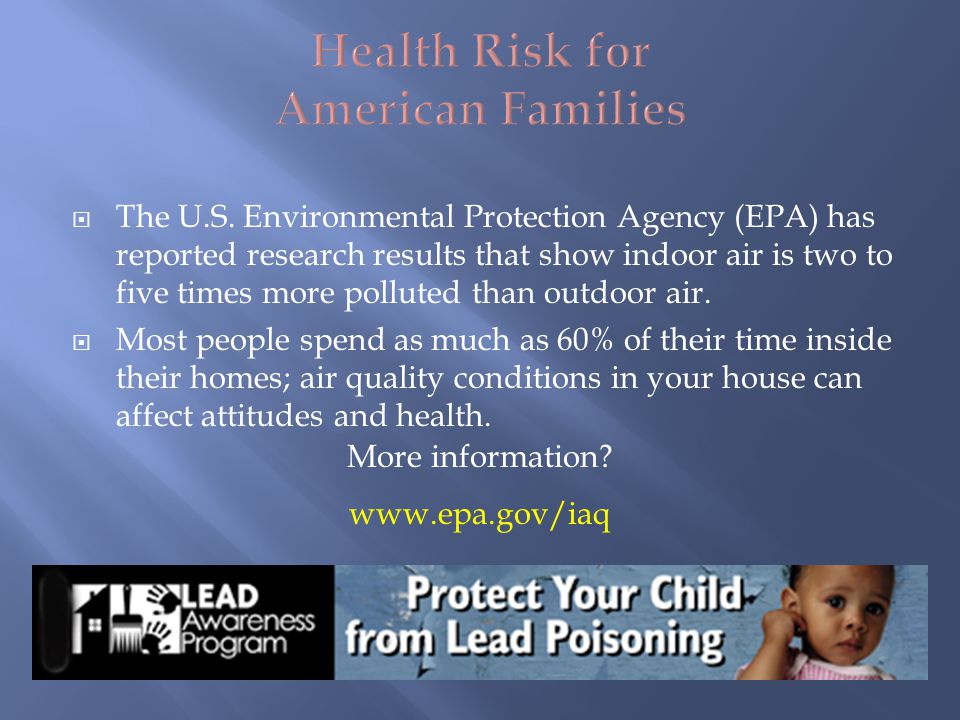 Health Risk for American Families The U.S.