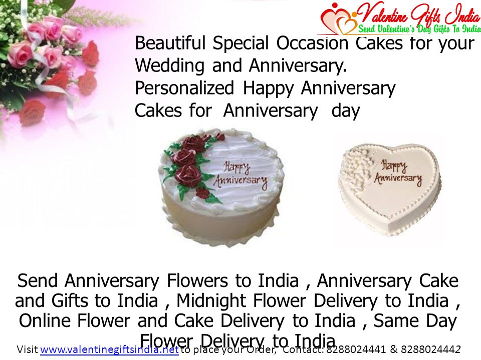 Beautiful Special Occasion Cakes for your Wedding and Anniversary.