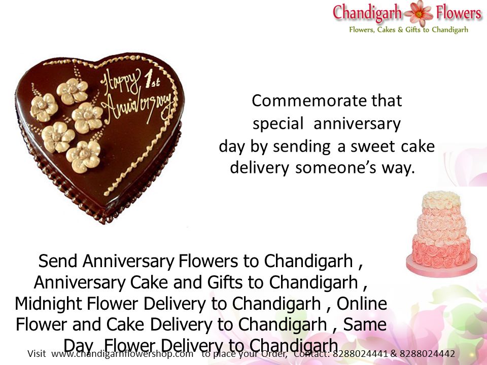Commemorate that special anniversary day by sending a sweet cake delivery someone’s way.