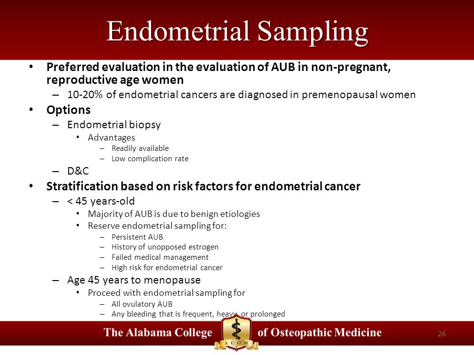 Endometrial cancer diagnosis