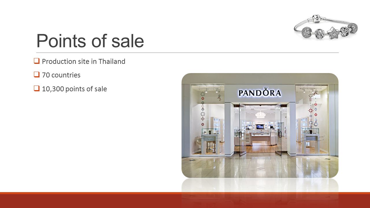 Points of sale  Production site in Thailand  70 countries  10,300 points of sale
