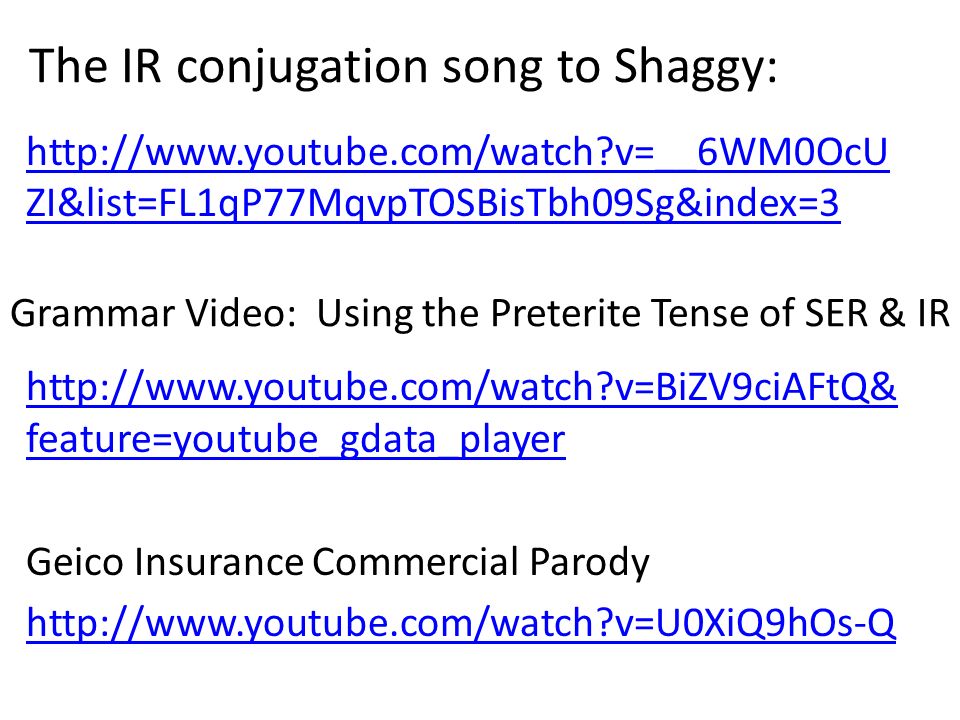 9 The IR Conjugation 9 The IR Conjugation