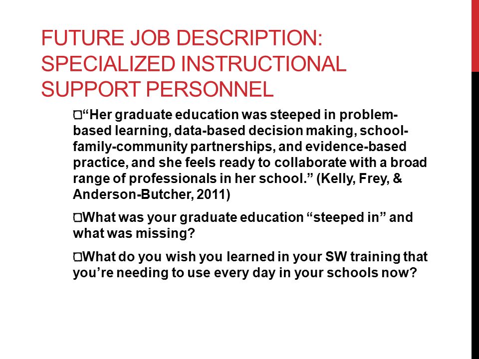 writing the job description of school social work 2025 michael s butcher job description