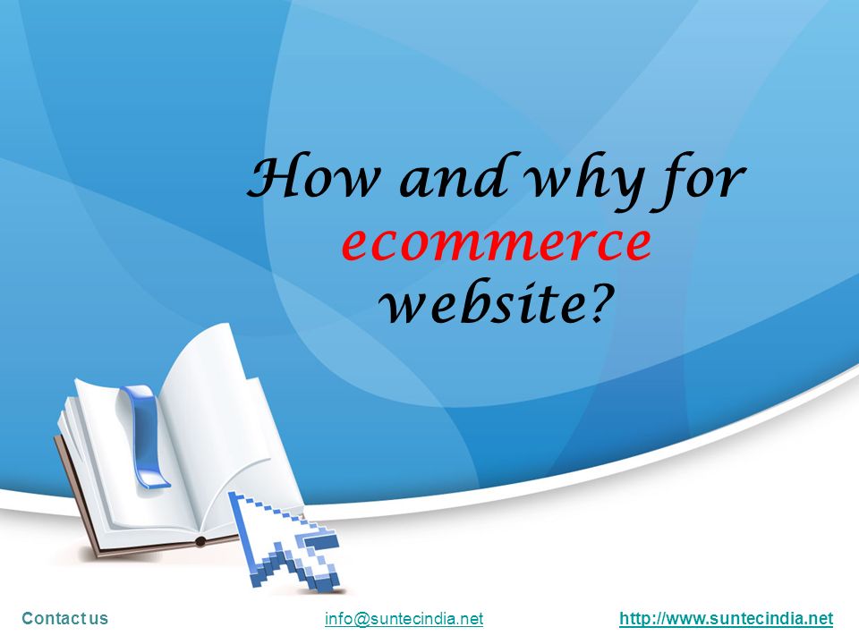 How and why for ecommerce website.
