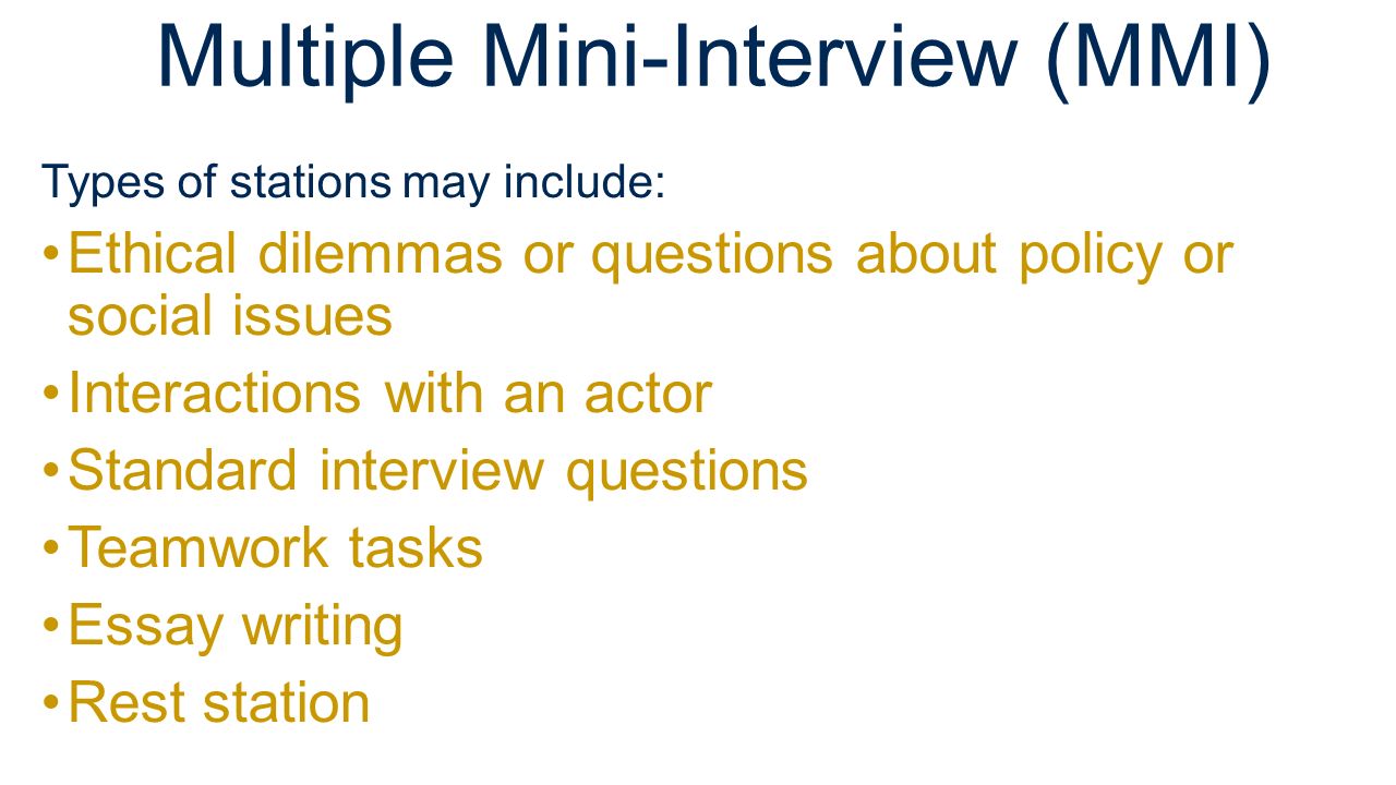 standard interview questions