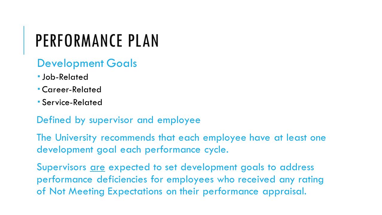 job related goals
