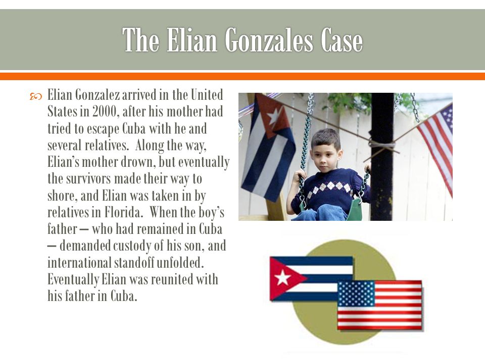 Image result for a decision made on what to do with elian gonzalez