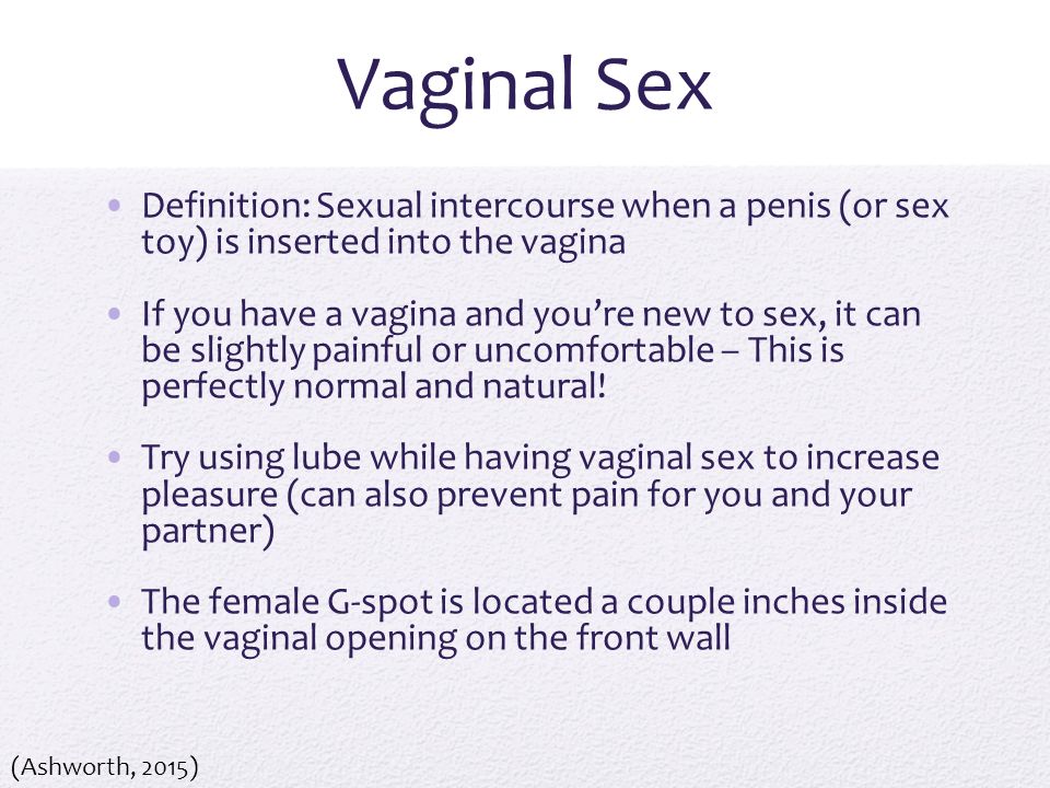 into inserting vagina penis