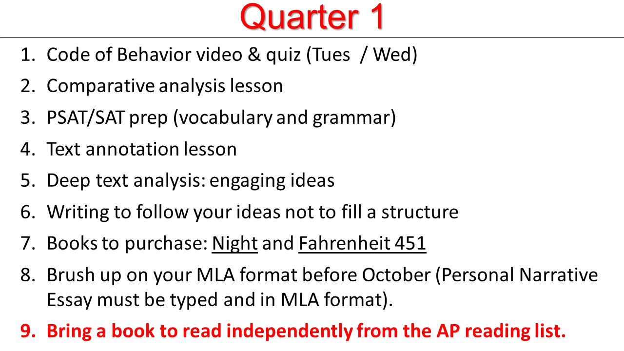 mla format narrative essay pre advanced placement english world english mla format