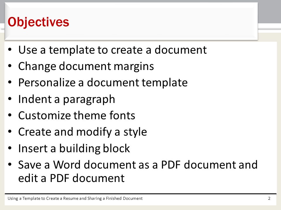create word document template