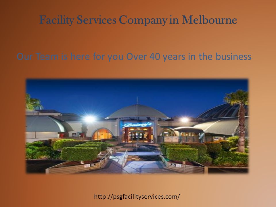 Facility Services Company in Melbourne Our Team is here for you Over 40 years in the business