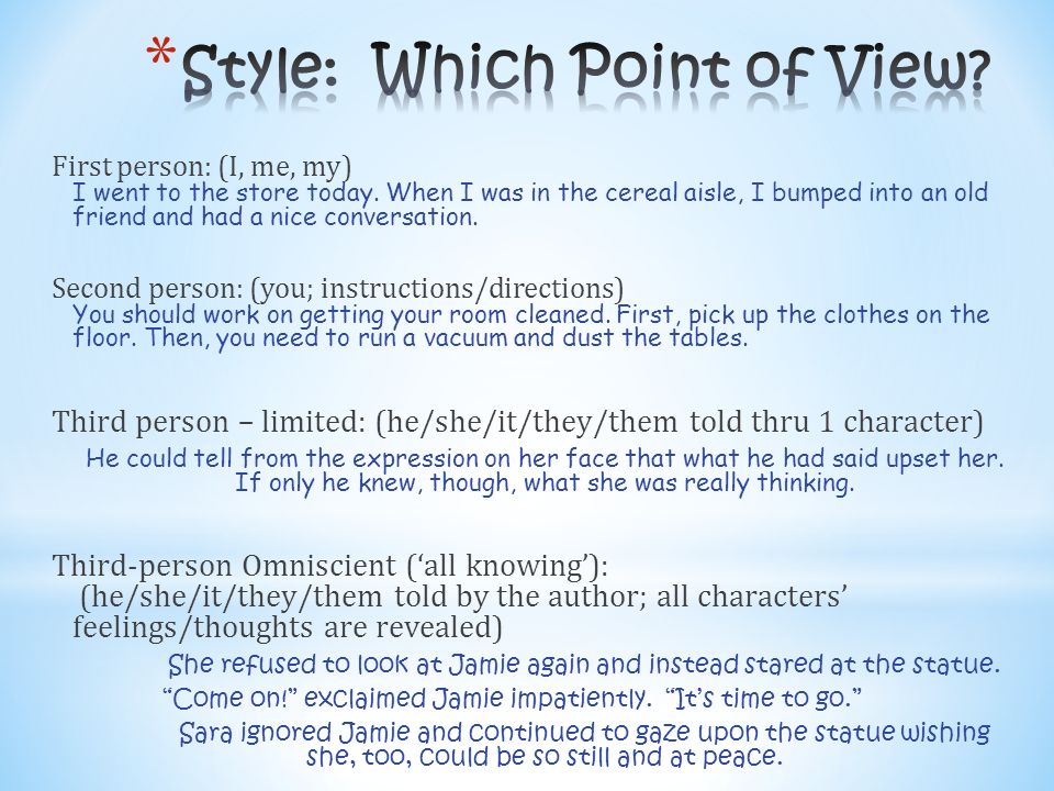 author s style
