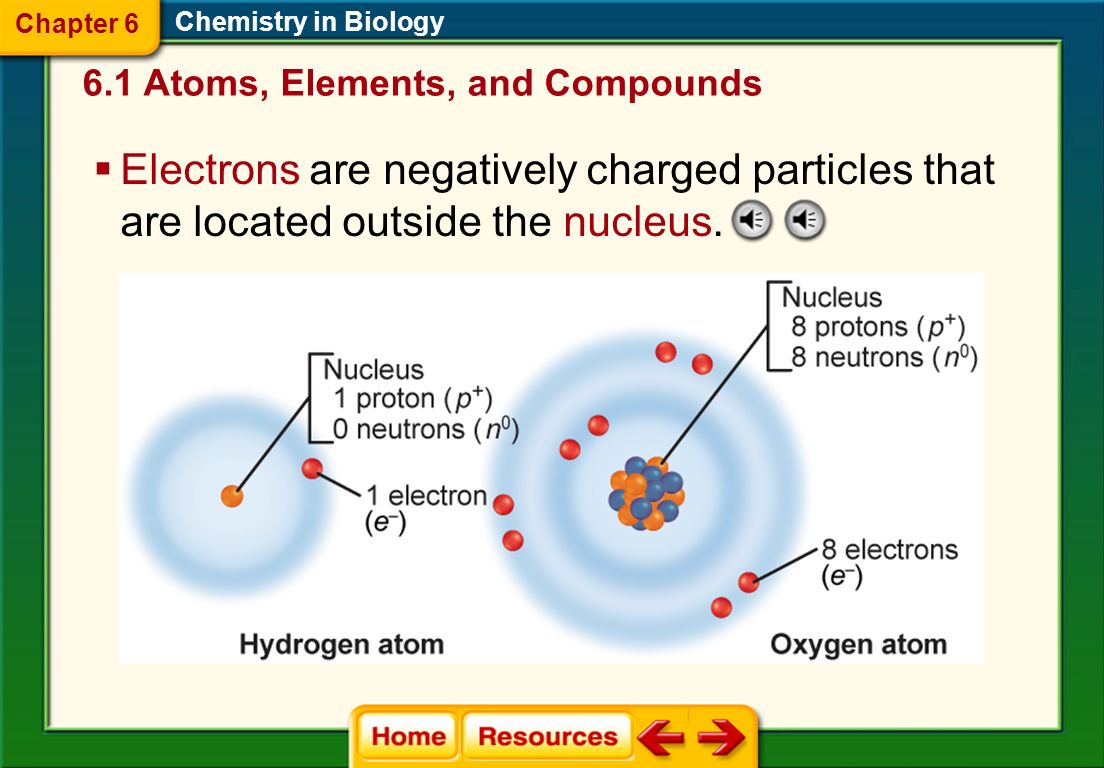 Click On A Lesson Name To Select Chapter 6 Chemistry In Biology Atoms Chemistry Is The Study Of Matter