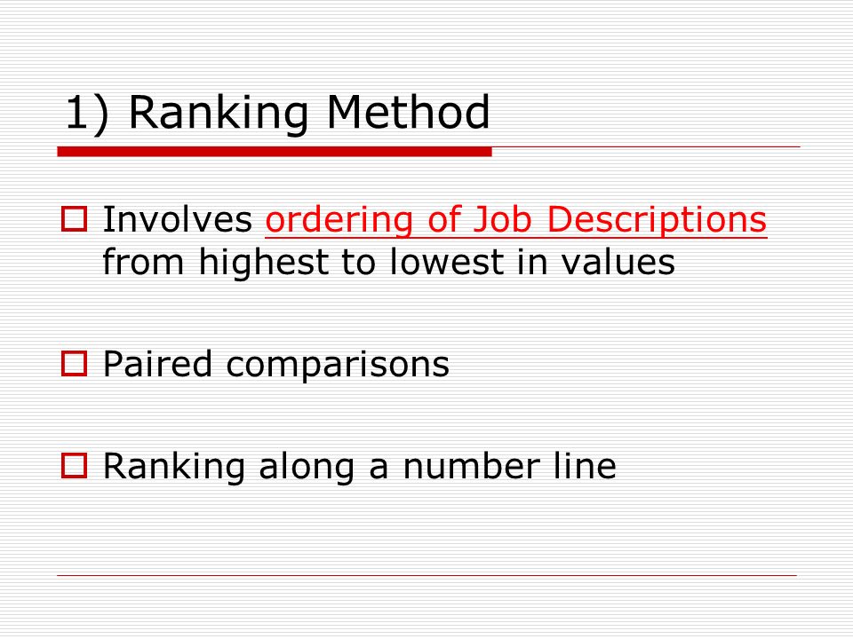 job comparison
