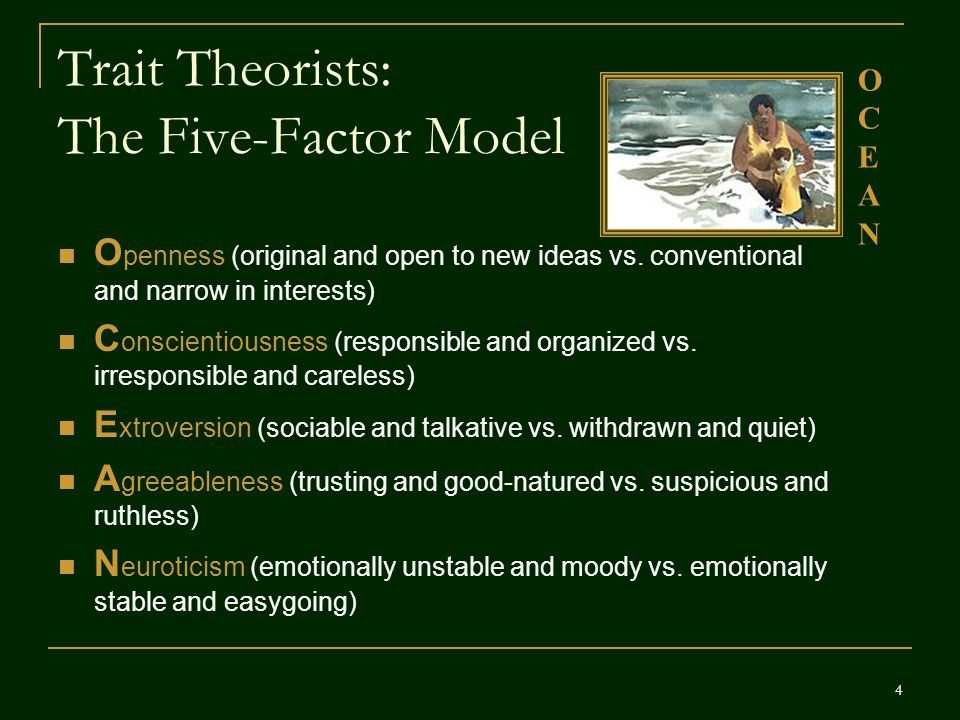 the changes and significance of the five factor model The big five personality traits aer neuroticism significance one of the most using the five-factor model as a taxonomy to group the vast numbers of unlike. the changes and significance of the five factor model The big five personality traits aer neuroticism significance one of the most using the five-factor model as a taxonomy to group the vast numbers of unlike.