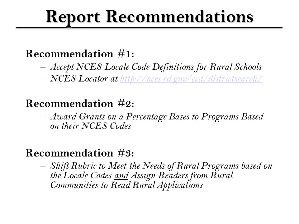 Roundtable Discussion Definition Of Rural For After School 4 Recommendation