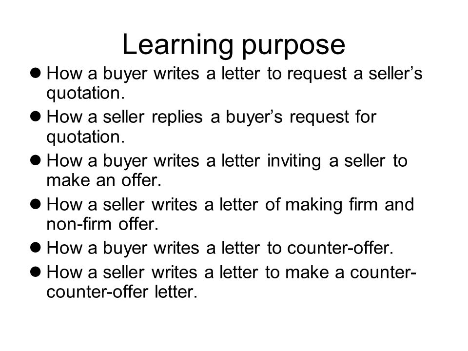 how to make a counter offer