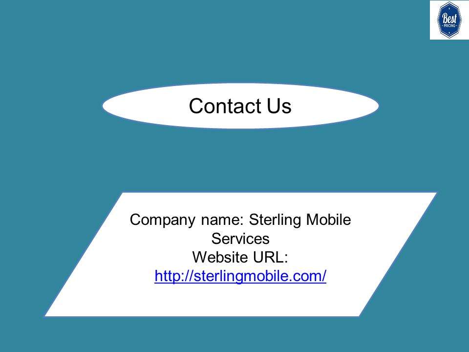 Contact Us Company name: Sterling Mobile Services Website URL: