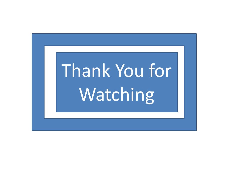Thank You for Watching