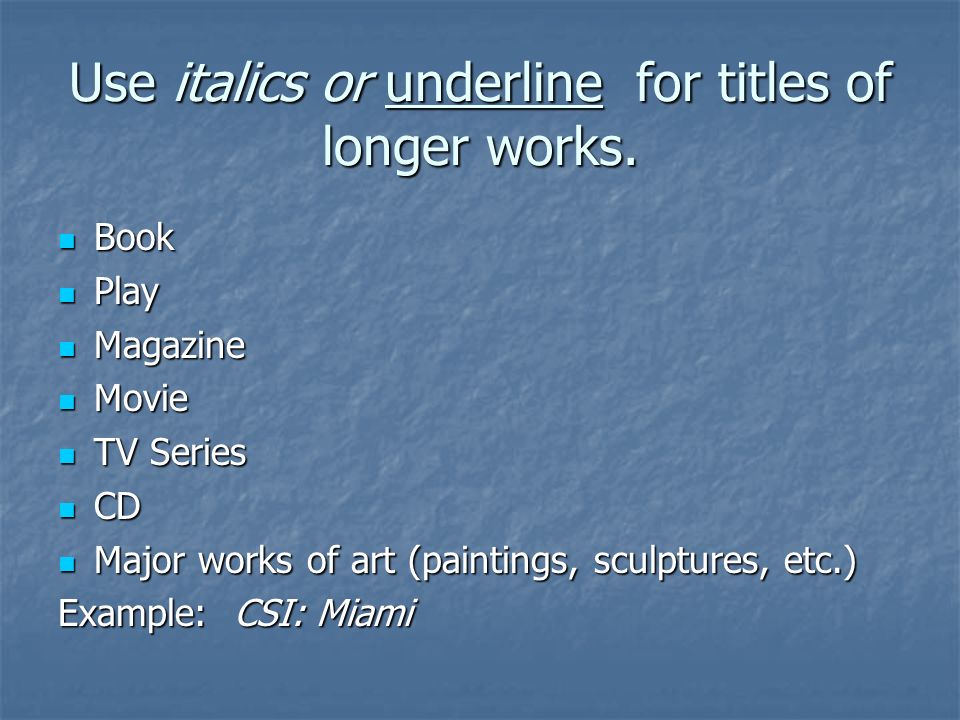 in an essay are articles italicized in an essay are articles italicized