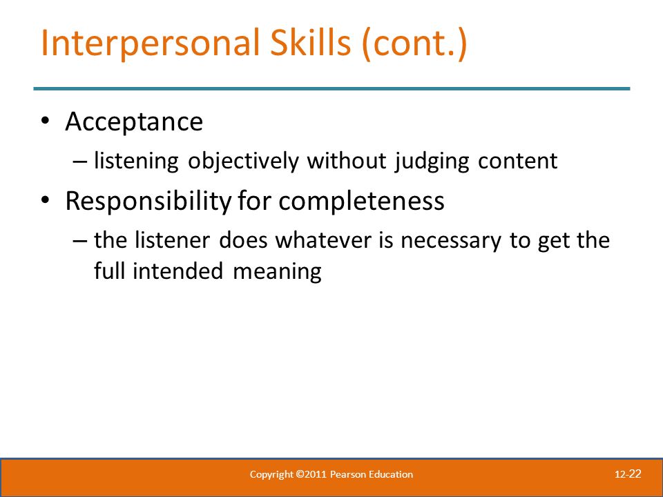 what does it mean to have interpersonal skills