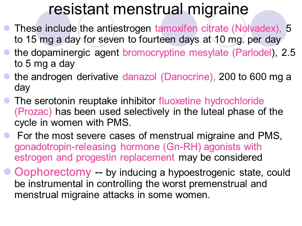 Fluoxetine And Pms