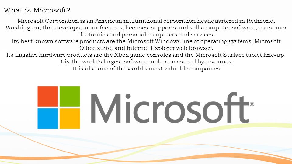 What is Microsoft.