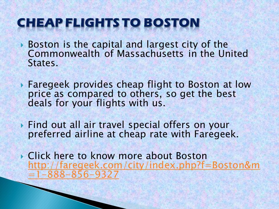  Boston is the capital and largest city of the Commonwealth of Massachusetts in the United States.