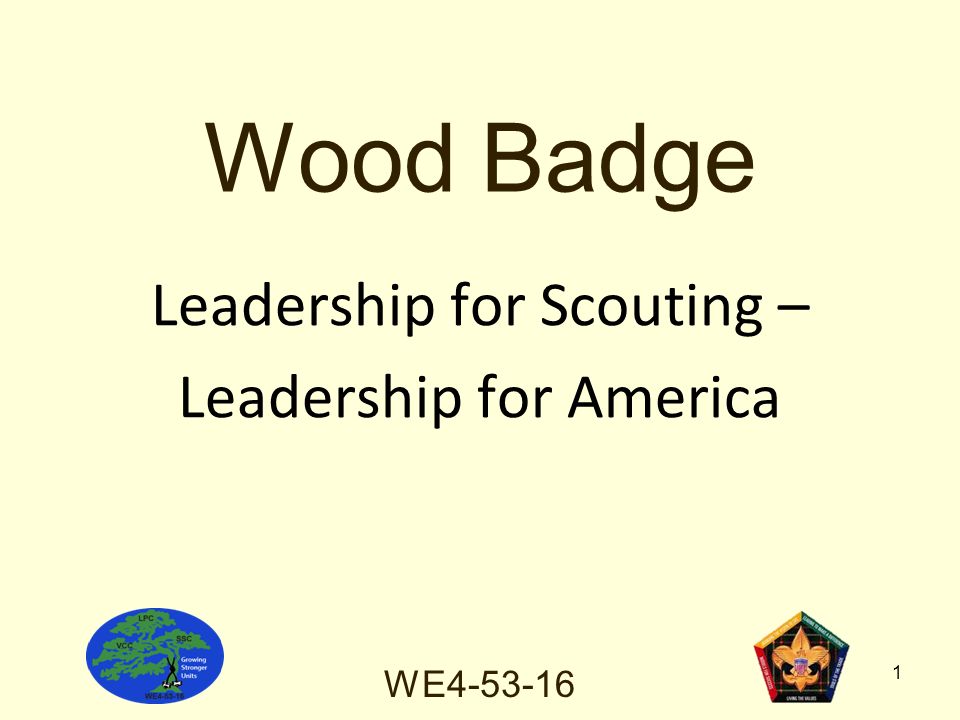 wood badge powerpoint presentations