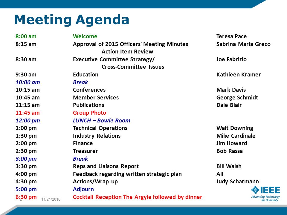 strategy planning meeting agenda
