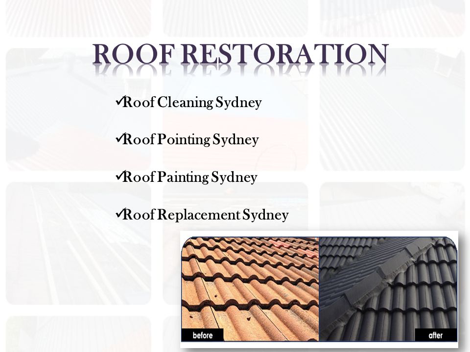 Roof Cleaning Sydney Roof Pointing Sydney Roof Painting Sydney Roof Replacement Sydney