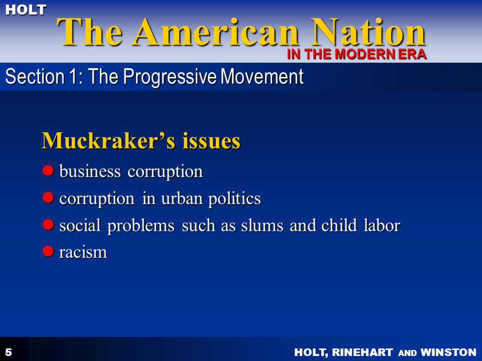 muckrakers in the progressive era muckrakers in the progressive era