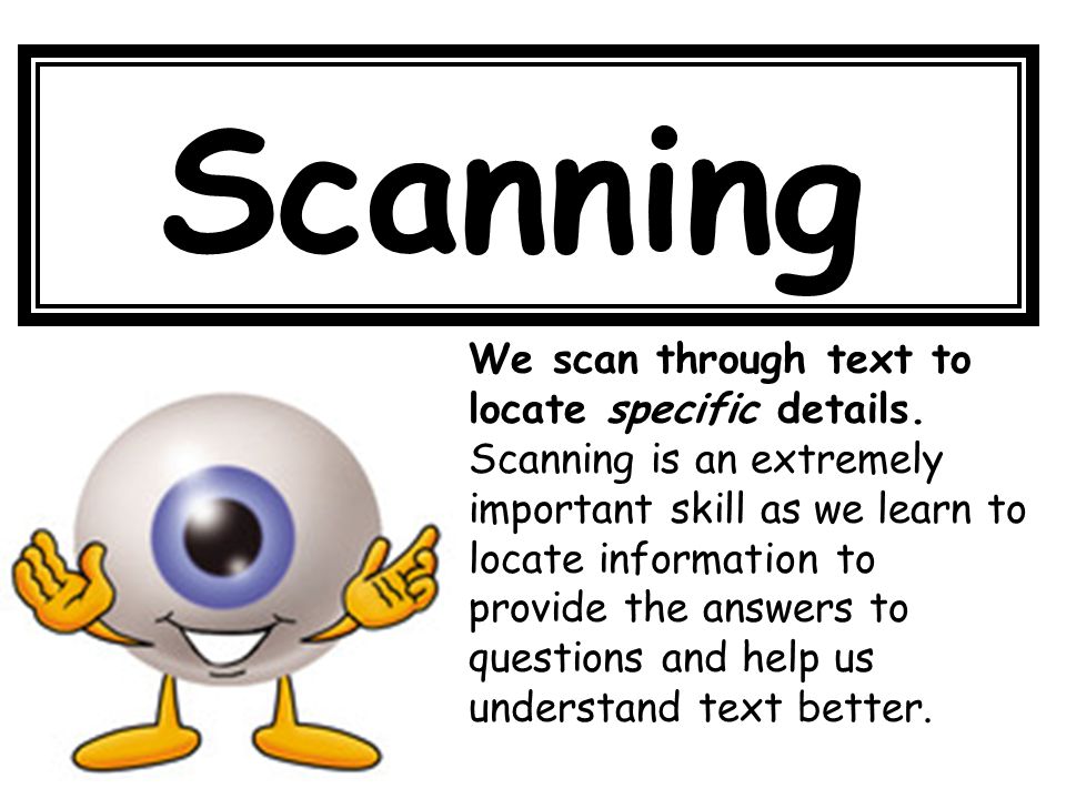 ผลการค้นหารูปภาพสำหรับ scanning skill