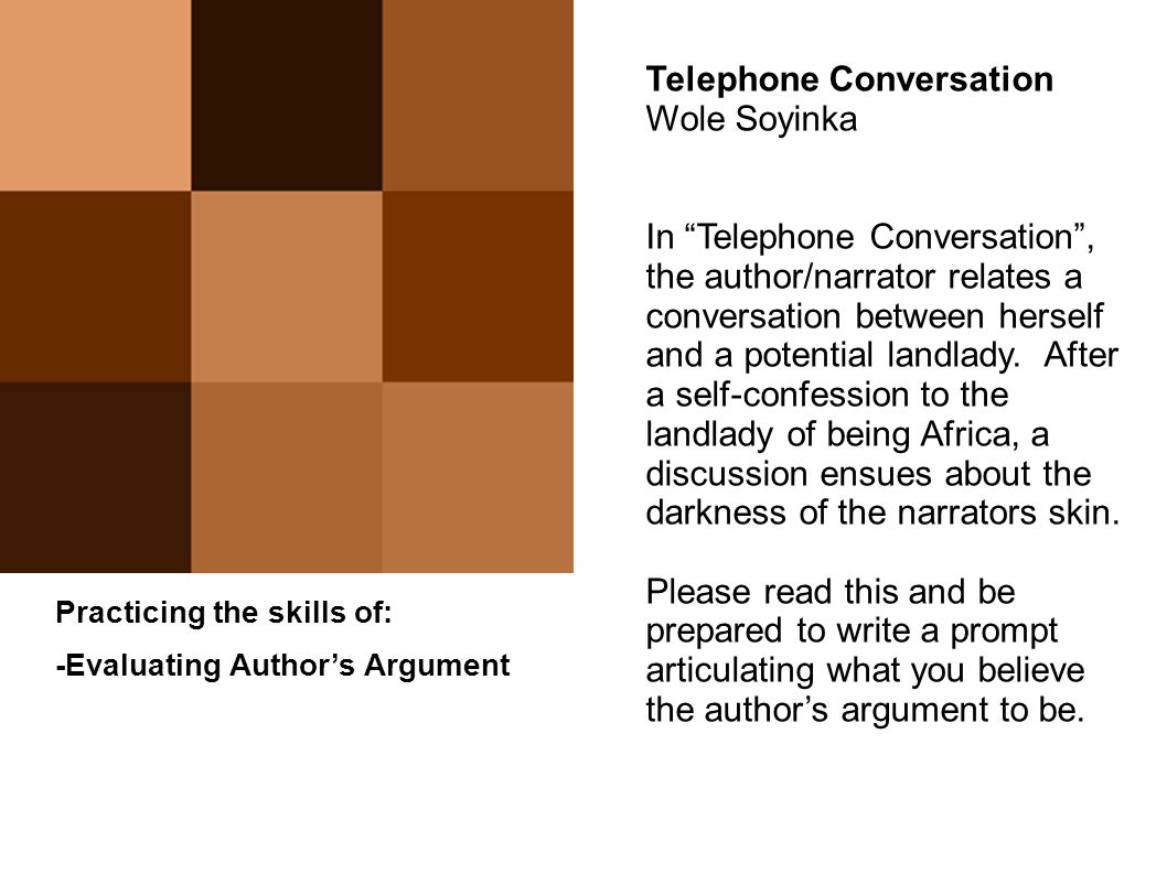 telephone conversation