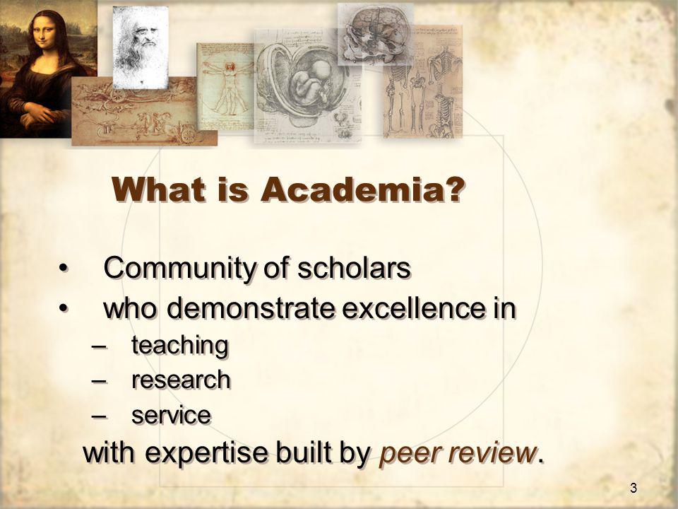 3 What is Academia.